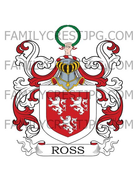 Ross Family Crest - Priesthill, Scotland