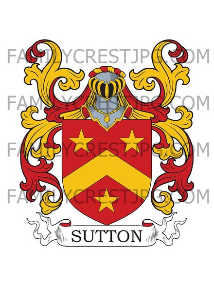 Sutton Family Crest