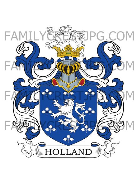 Holland Family Crest