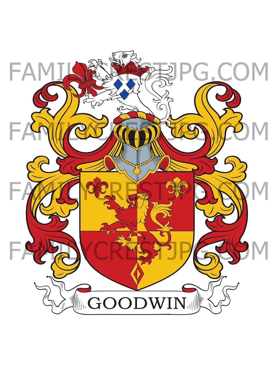 Goodwin Family Crest - Brockhampton Park, Sevenhampton, co. Gloucester ...