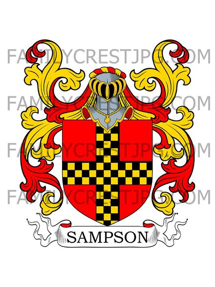 Sampson Family Crest