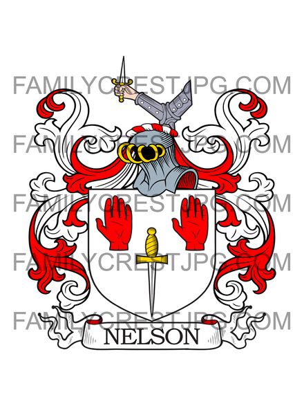 Nelson Family Crest - Edinburgh, Scotland