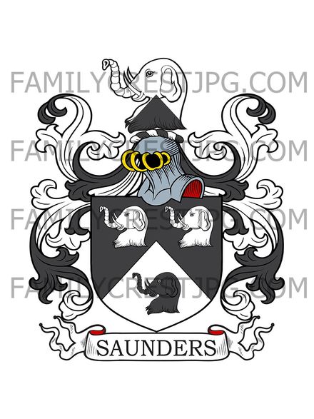Saunders Family Crest