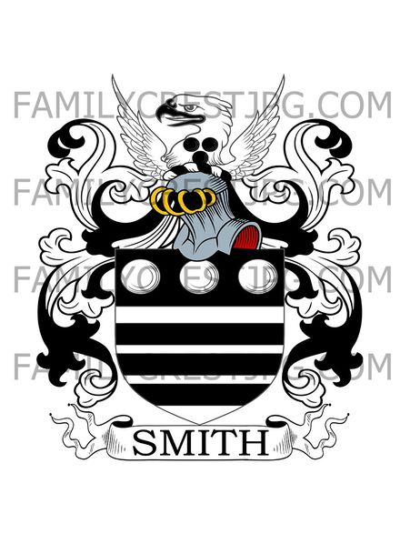 Smith Family Crest - Hereford &amp; Hertford, England