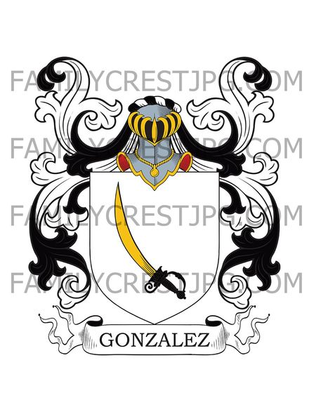 Gonzalez Family Crest