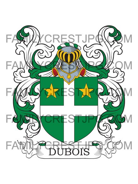 Dubois Family Crest - von Bern, Switzerland