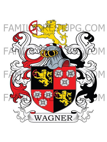 Wagner Family Crest - Livonia 1753
