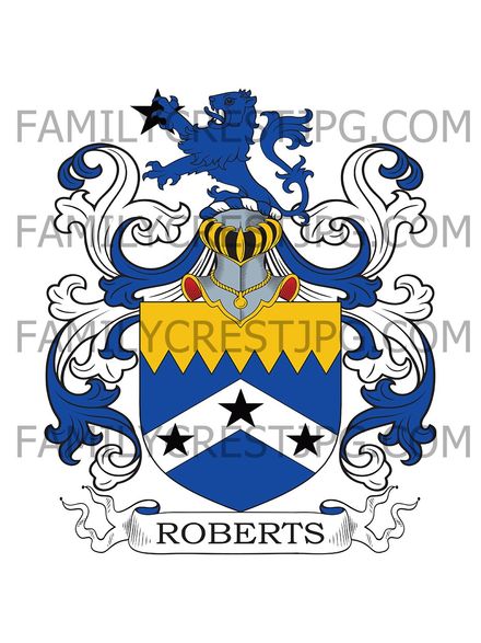 Roberts Family Crest - London, England