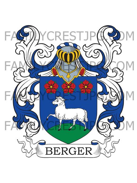 Berger Family Crest - Paris, France