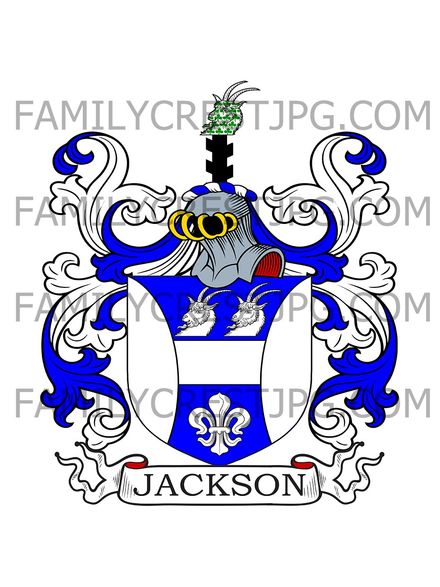 Jackson Family Crest - Birkenhead, London, England 