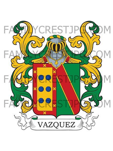 Vazquez Family Crest