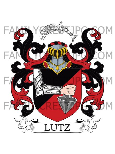 Lutz Family Crest