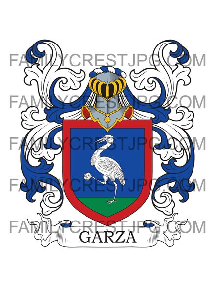 Garza Family Crest