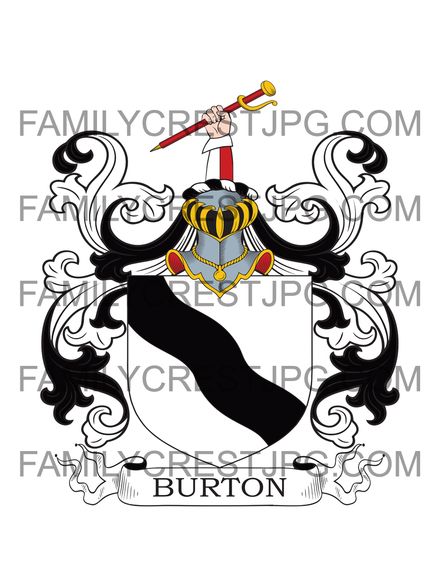 Burton Family Crest