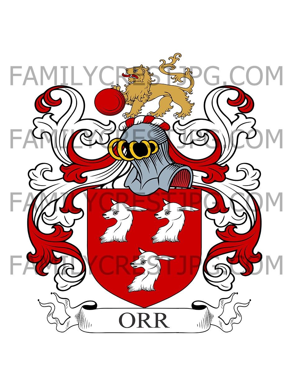 Orr Family Crest - England