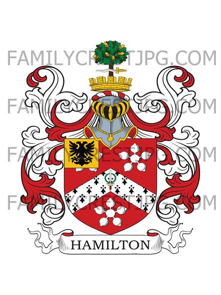 Hamilton Family Crest - Heligoland