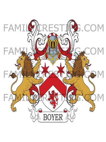 Boyer Family Crest