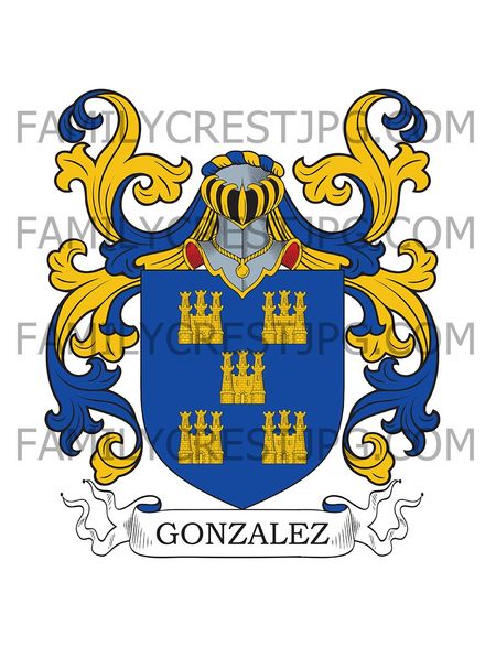 Gonzalez Family Crest