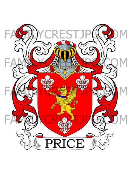 Price Family Crest - Wales