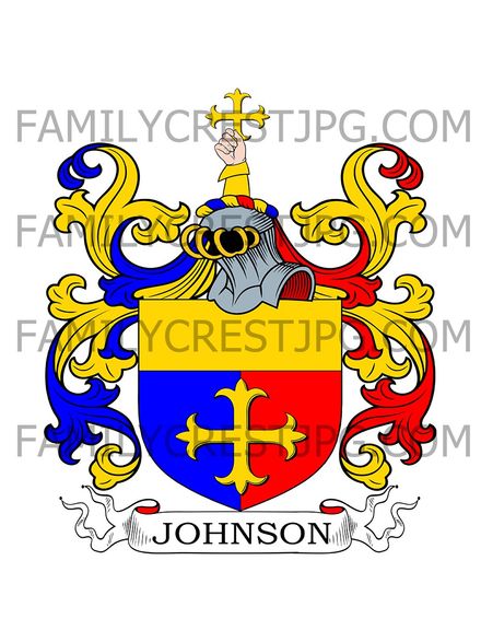 Johnson Family Crest - Kent, England