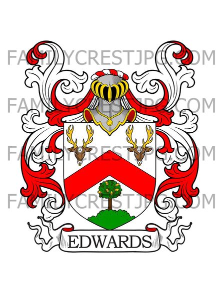 Edwards Family Crest - London, England