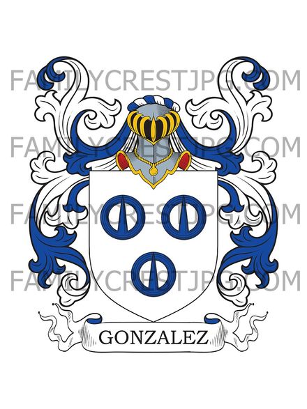 Gonzalez Family Crest