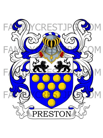 Preston Family Crest