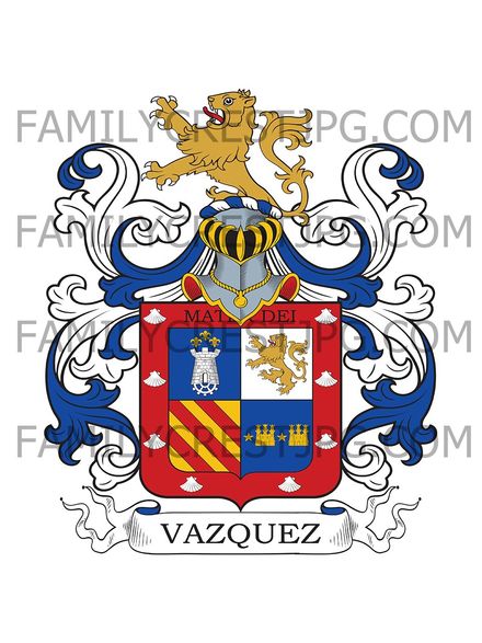 Vazquez Family Crest