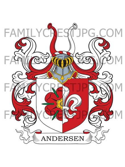 Anderson Family Crest - Flensburg, Germany
