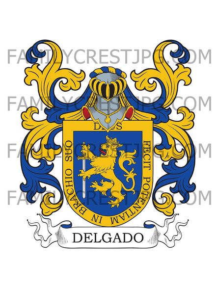 Delgado Family Crest