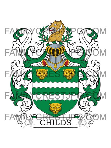 Childs Family Crest - Surat, East Indies