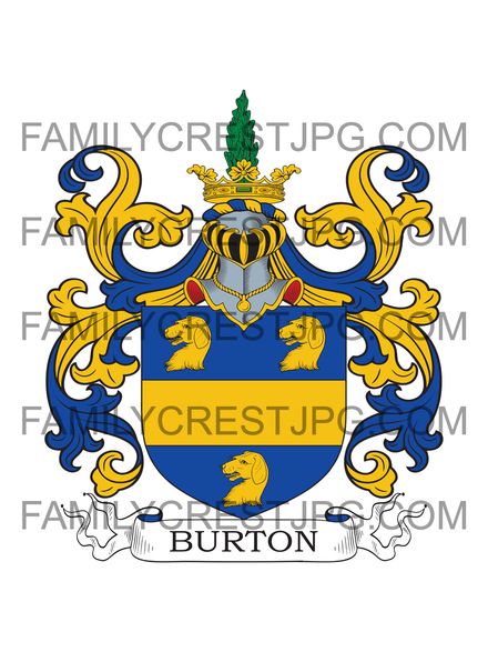 Burton Family Crest