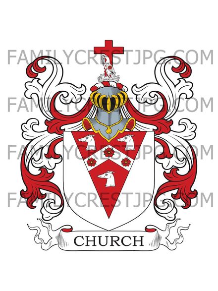 Church Family Crest - Ffrwdgrech, St. David’s, co. Brecon, Wales