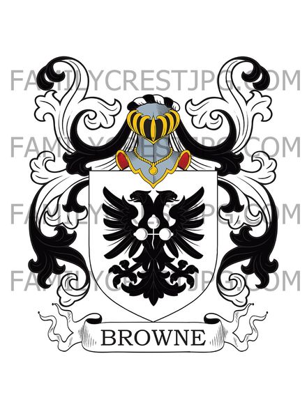 Browne Family Crest - Dublin, Ireland 