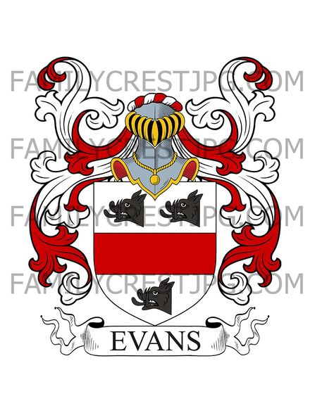 Evans Family Crest - Wales