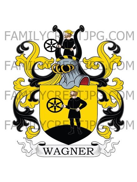 Wagner Family Crest - Augsburg 1594