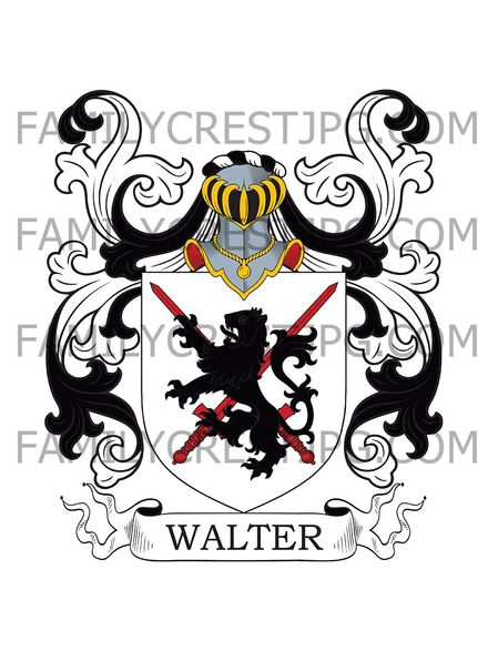 Walter Family Crest - Ireland