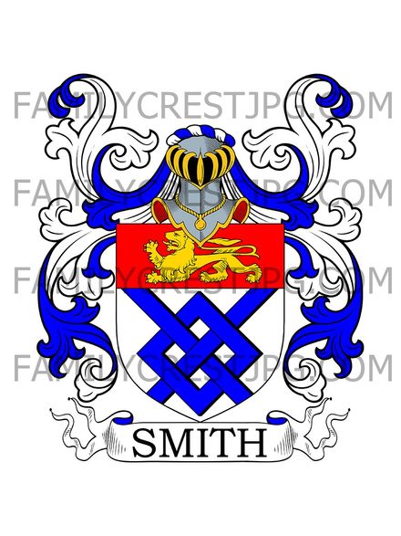 Smith Family Crest - London, England