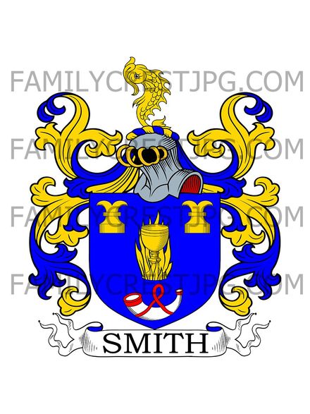Smith Family Crest - Redcliffe Tower, Devon, England