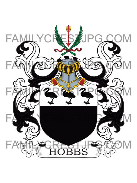 Hobbs Family Crest - Ireland