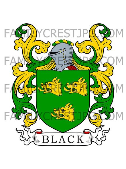 Black Family Crest