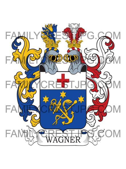Wagner Family Crest - 1875