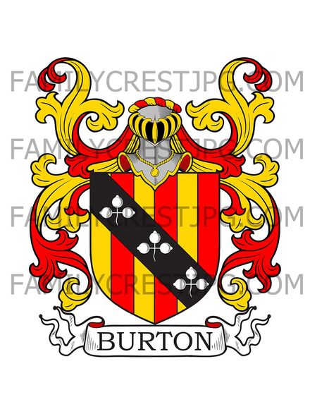 Burton Family Crest