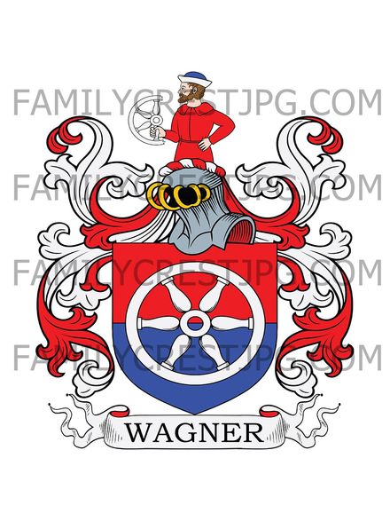 Wagner Family Crest - Nassau, Germany