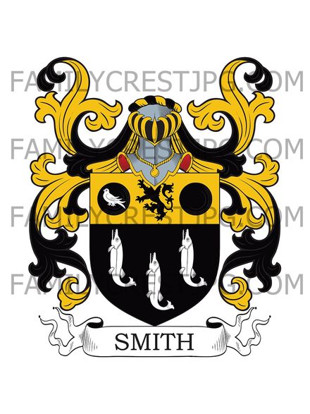 Smith Family Crest - Worcester, England