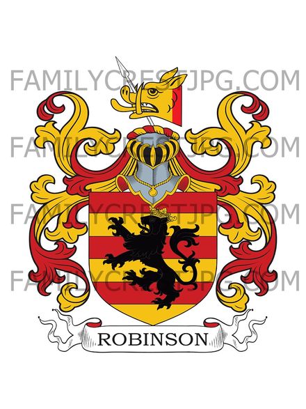 Robinson Family Crest - Ireland