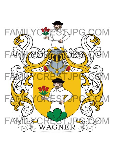 Wagner Family Crest - Prague 1581