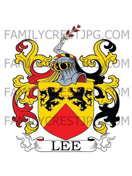 Lee Family Crest - Sopwell, co. Hertford, England