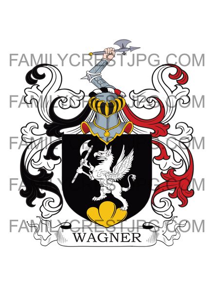 Wagner Family Crest - Nuremberg 1593
