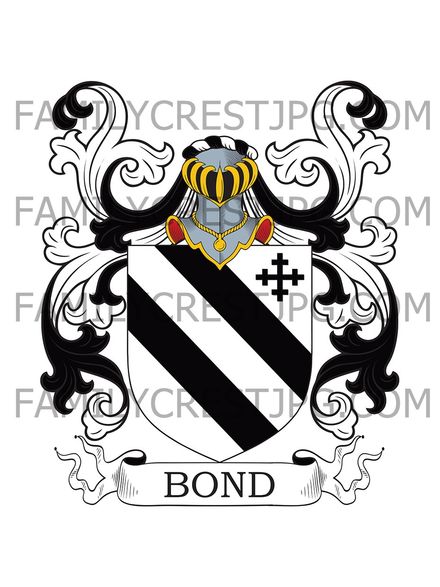 Bond Family Crest - Ireland